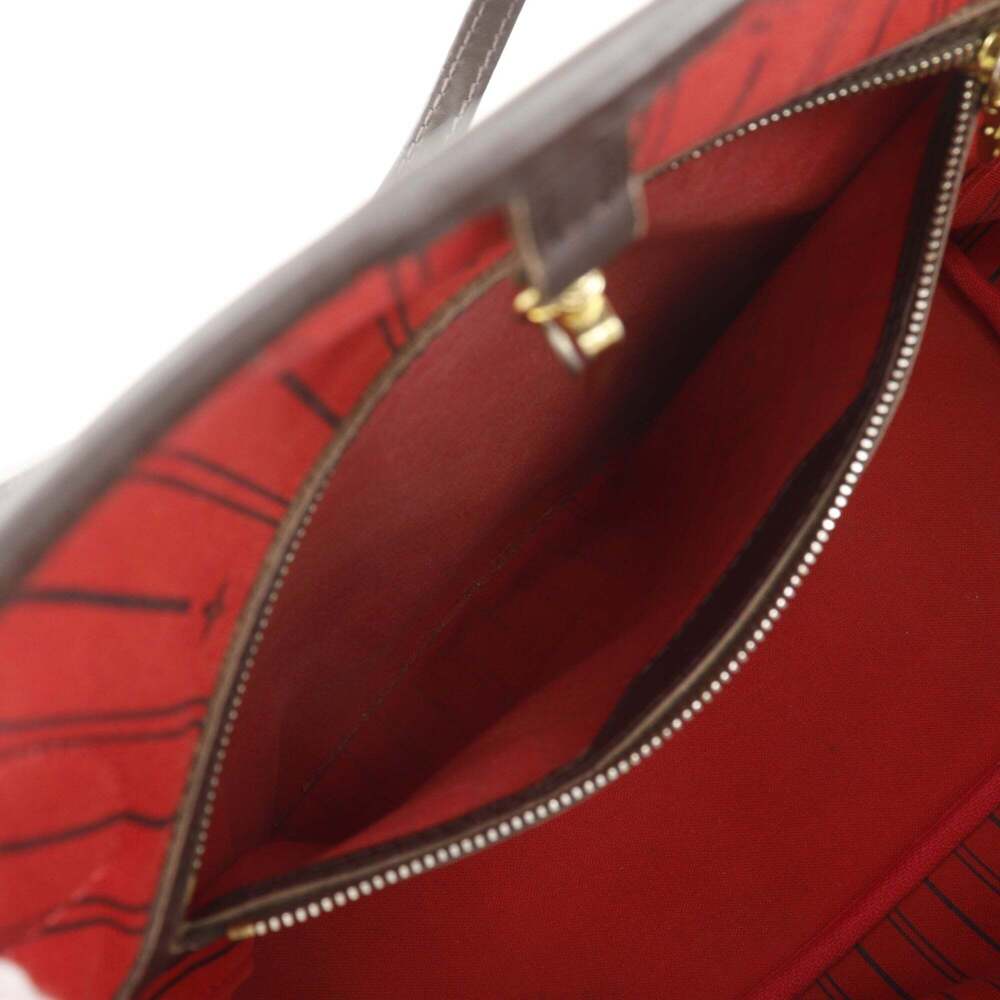 LOUIS VUITTON Brown Damier Canvas Neverfull MM Tote Bag - Picture 7 of 16